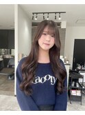☆グレージュ☆ラベンダーミルクティー☆☆韓国ロング☆久留米☆