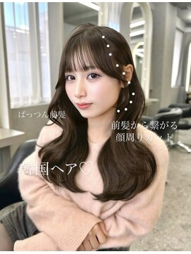 ボタン ハカタ(VOTAN hakata) 博多/福岡/韓国ヘア/前髪顔周りカット/レイヤー/暗めカラー