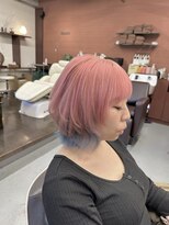 クラウドヘアー CLOUD HAIR&nbsp;ケアブリーチで作るサンリオカラー キキララ推しカラー