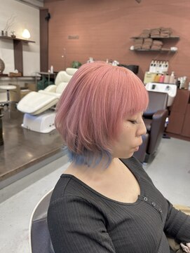 クラウドヘアー CLOUD HAIR ケアブリーチで作るサンリオカラー キキララ推しカラー