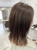 セレンディピティ(SERENDIPITY)&nbsp;レイヤーボブ/切りっぱなしボブ/インナーカラー/ベージュ/野幌