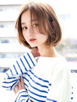 ラフィス ヘアー ロブ 福山駅家店(La fith hair lov.)&nbsp;【La fith】ボブルフ×ベージュカラー