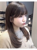 ハルキミナト ジャパン ヨコハマ(HARUKI MINATO japan YOKOHAMA)&nbsp;ミディアムレイヤー/ミディアム/くびれミディアム/顔周りカット