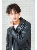 サイドグラデーションパーマ