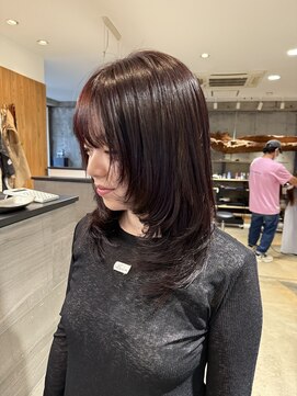 ニーイチイチ(211) レイヤーカット/暗めカラー