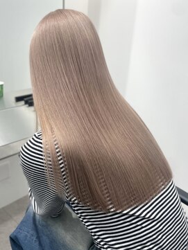 サンクマーケット 渋谷(cinq MARKET) 渋谷ダブルカラーミルクティーベージュヘーゼルベージュカラー