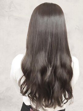 モッズヘア 足利(mod'hair) 大人美人冬カラーベージュ艶小顔カット透明感レイヤーロング