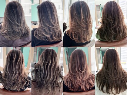 molt 麻生/レイヤーカット/ボブ/バレイヤージュ/ハイライト/海外ヘア 【モルト】の写真