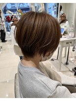 クレア 上大岡(CREA)&nbsp;白髪ぼかしハイライト縮毛矯正ダブルカラー髪質改善30代40代50代