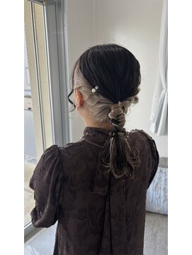 レイル(reir) 編みおろしアレンジ