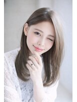 モナザスカイ 栄(MONA the SKY)&nbsp;【MONA】シアーベージュ/ロングレイヤー/ミルクラテカラー