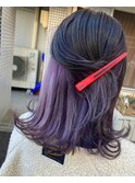 インナーカラーラベンダー