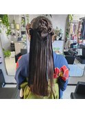 袴着付ヘアセット