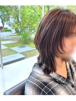ユウヘアー 大高店(U Hair)&nbsp;ミディアムウルフレイヤー