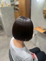 エス 大阪梅田店(es) 似合わせボブ×髪質改善縮毛矯正