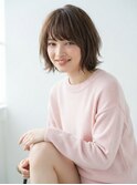 ショート/くびれショート/韓国ボブ/グレージュ