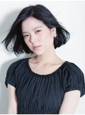 make's ラインが綺麗な切りっぱなしボブ