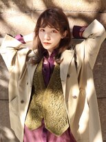 ティメレ 神戸三宮(Timere)&nbsp;アンニュイバング×オリーブカラー【Timere神戸三宮】