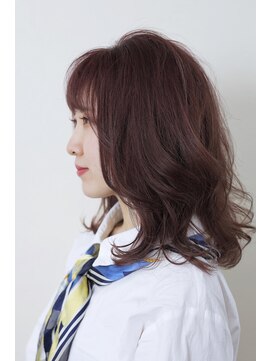 ルーフ 用賀(ROOF) 【ROOF用賀店】ピンクラベンダーカラー#トリートメント