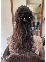 パチャールヘアー(PACAR HAIR) ★ハーフアップヘアセット★ハニーベージュ★