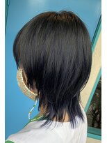 アトリエコパン(atelier copan)&nbsp;ブルーブラックなレイヤースタイル