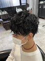 アフィックスヘア 新小岩(affix hair) ハートツイストパーマ×2ブロック[ヘッドスパ/ハイライトカラー