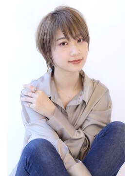 オーロ 宝塚店(ORO) 20代30代40代50代ひし形束感ショート透明感マロンベージュ