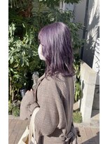 ジゼル(GiseL)&nbsp;deep purple♪ダブルカラー/インナーカラー/イヤリングカラー