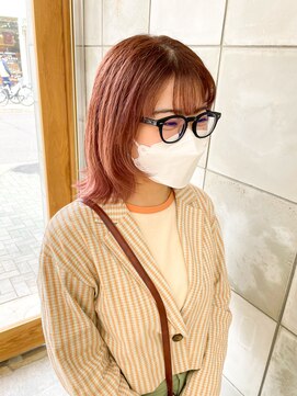 トゥコ(tuco) ピンクベージュ ピンクブラウン ブリーチあり ピンクカラー