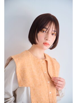 リトルカミス(little kamisu) ニュアンス前髪暗髪ボブ