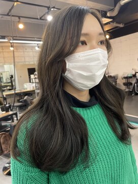 サイ(sai x) 沼畑毅【韓国風ロング×オリーブグレージュ】