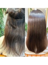 【エイジング毛に特化した酸性ストレート技術】乾燥で硬い髪、エイジングで広がる髪、様々な髪質に対応可◎