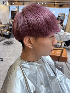 ブリーチ 大宮WEST店(BLEACHi) 王道マッシュ×ピンクパープル