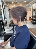 似合わせカット×白髪ぼかし