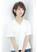 大人ショートボブ艶カラー神戸/東灘/住吉/御影/岡本/摂津本山
