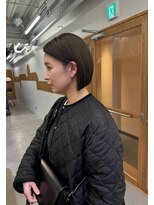 ニール シトロン 名古屋 伏見 丸の内(NEELU citron)&nbsp;【Neeluscuro_kosuke】ぱつっとボブ