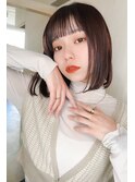 20代30代大人可愛い小顔ボブ前下がりショート