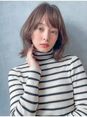 透明感カラーでつくるふわボブ