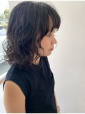 ミディアムパーマ