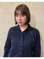 スクレ(s:;cre)&nbsp;【ミニボブ×グレージュ】