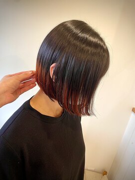 ジジ フィーカ 佐野(Gigi fika) グラデーションボブ