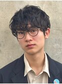 スパイラルパーマ　ニュアンスパーマ　ショート
