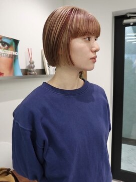 ゼスト ジグ(ZEST ZIGU) ハイトーンボブ/デザインカラー/吉祥寺/【カズハ】