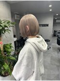 ボブ・ミルクティーベージュ