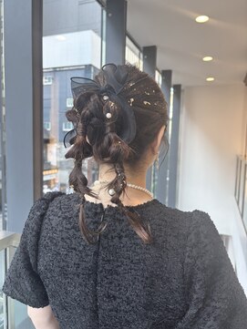 エアー 銀座タワー(AIR) 結婚式お呼ばれヘア