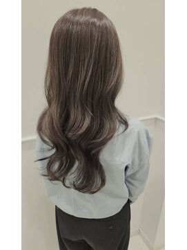 六本木美容室 白金店 ピスタチオカラー/レイヤー/緑カラー/韓国/イルミナカラー/前髪