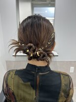 エイム(AiM)&nbsp;カチモリヘア/アップヘア/ローポニー/結婚式ヘアセット