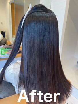 スリーク(SLEEK) SLEEK式髪質改善【縮毛矯正】　アフター内側