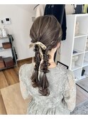 ツイン編み下ろし