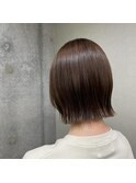 王道！！切りっぱなしボブ